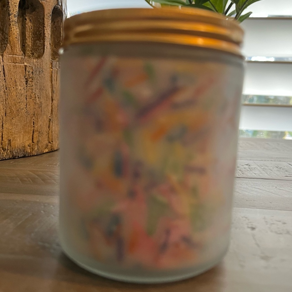 My Last Nerve, Oh Look It’s On Fire Soy Wax Candle with Gold Lid - Picture 4 of 8
